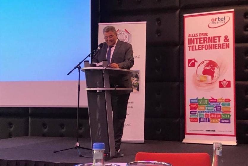 د. أبو كشك يشارك في الحفل السنوي لجمعية أصدقاء جامعة القدس في المانيا