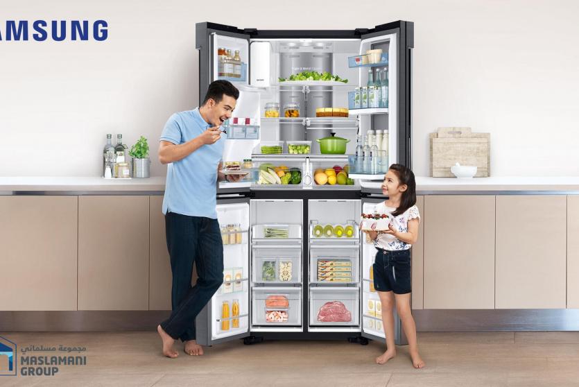 ثلاجة الباب الفرنسي RF28K9360SG من سامسونج