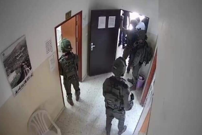 قوات الاحتلال خلال الاقتحام 