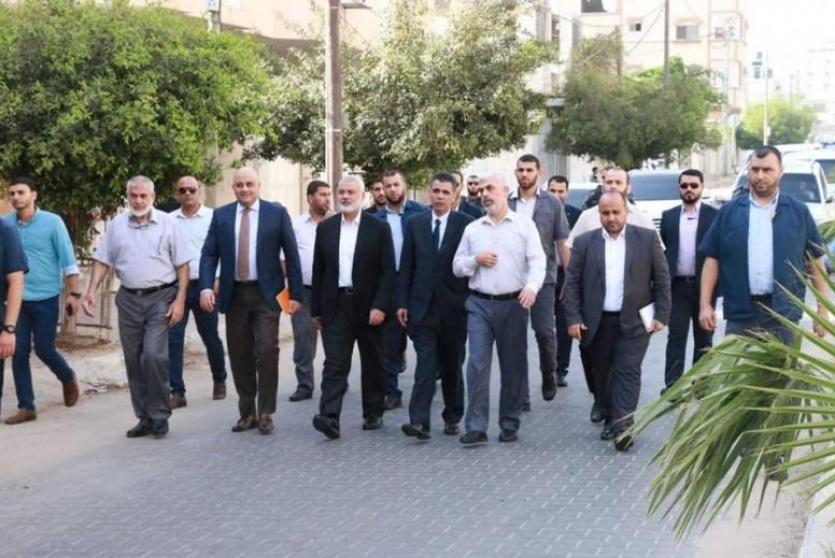 وفد من المخابرات المصري وقيادات من حماس في غزة