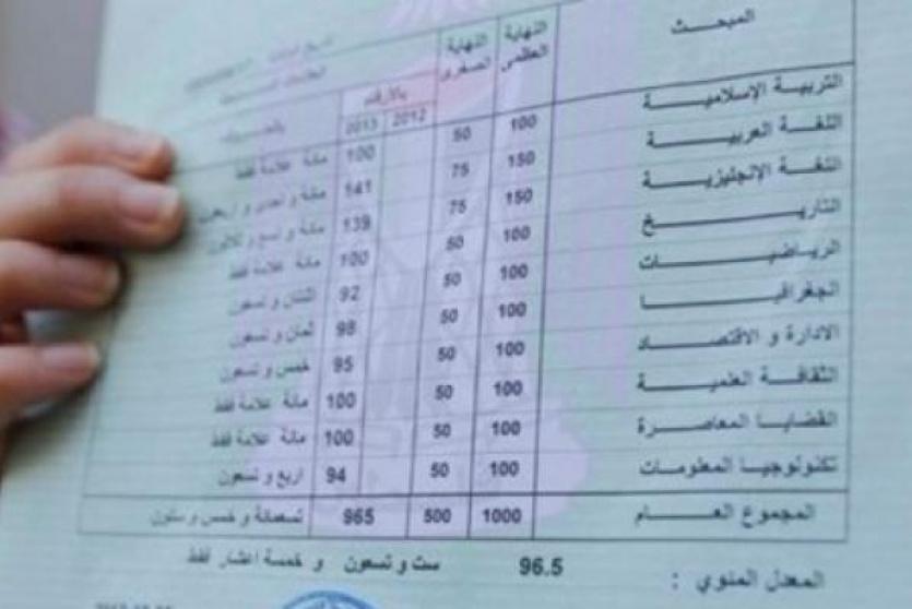 نتائج الثانوية