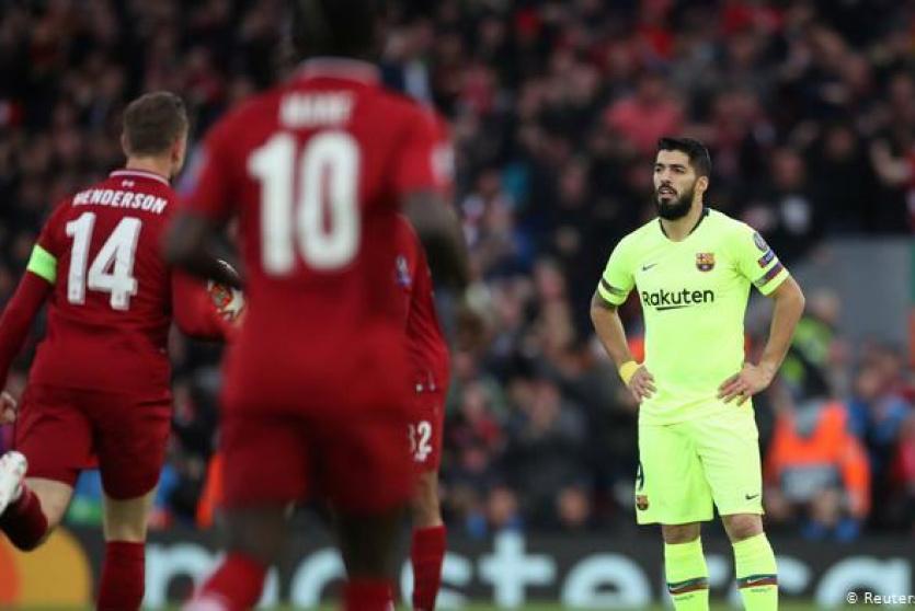 سواريز في مباراة ليفربول