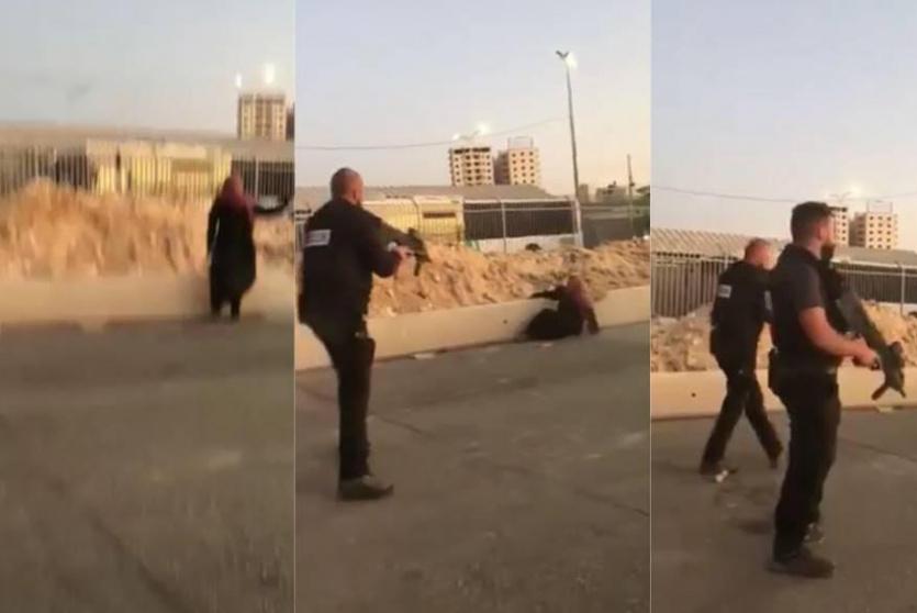 لحظة اعدام الاحتلال للشهيدة كعابنة