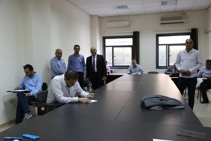 غرفة التحكيم الفلسطينية الدولية تعقد الامتحان التحريري لطالبي مزاولة مهنة التحكيم