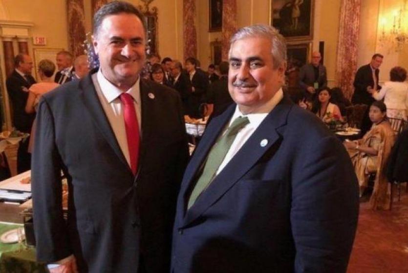 وزير خارجية الاحتلال ونظيره البحريني