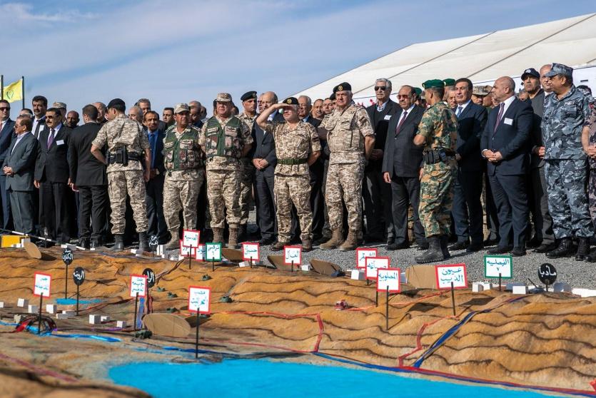 التمرين بحضور العاهل الاردني
