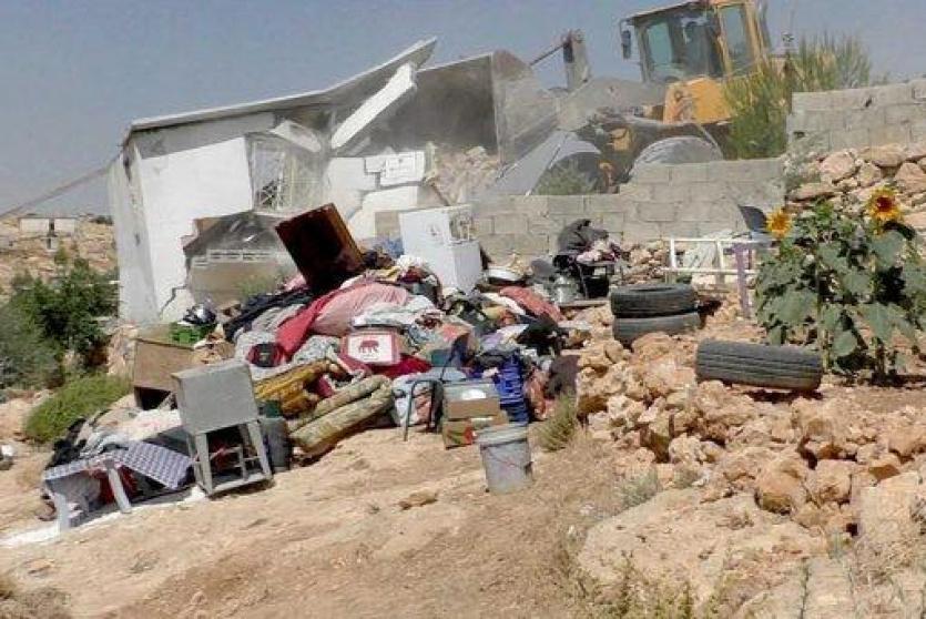 هدم في مسافر يطا 