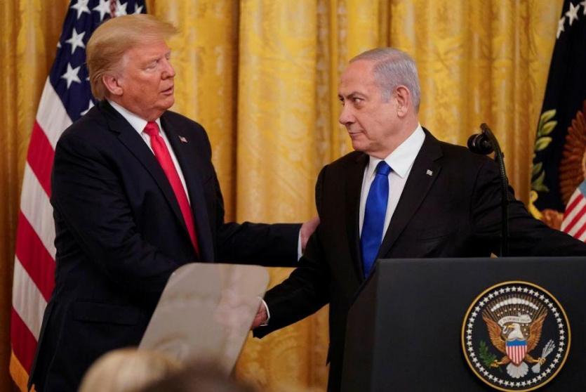 مؤتمر اعلان صفقة القرن في البيت الابيض 