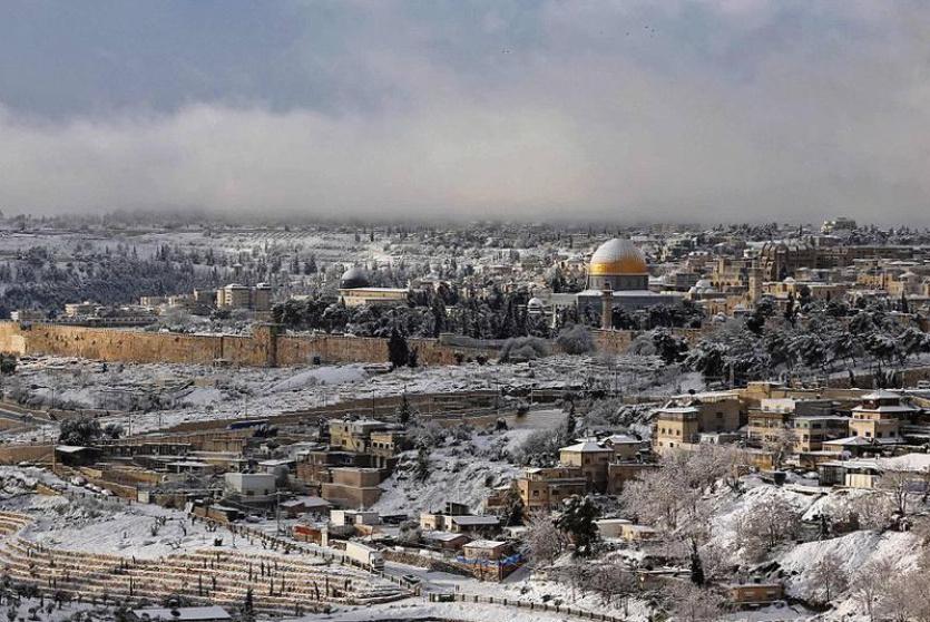 ارشيف- ثلوج على القدس