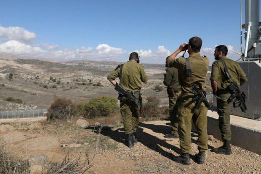 صورة سابقة لجنود الاحتلال في هضبة الجولان