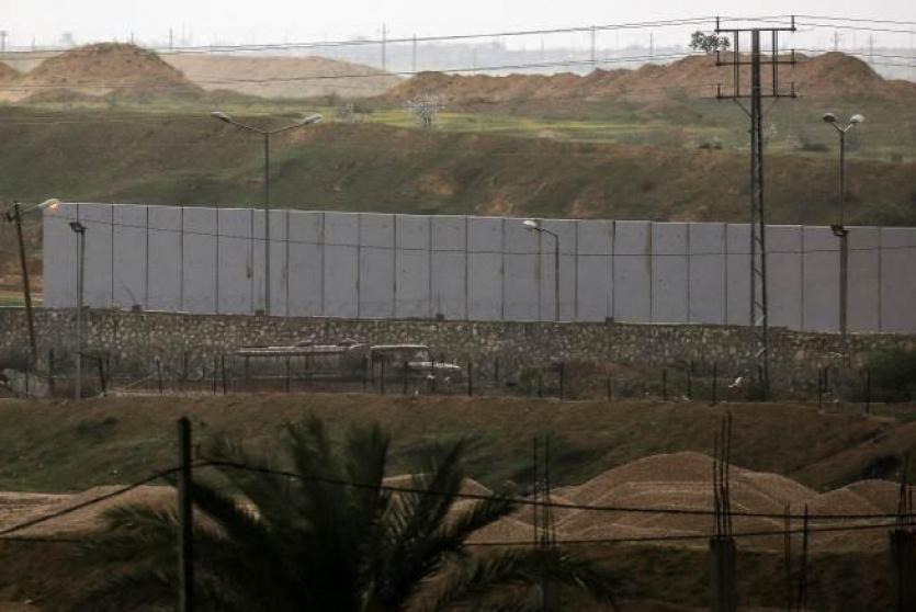 جدار عازل بين مصر وغزة
