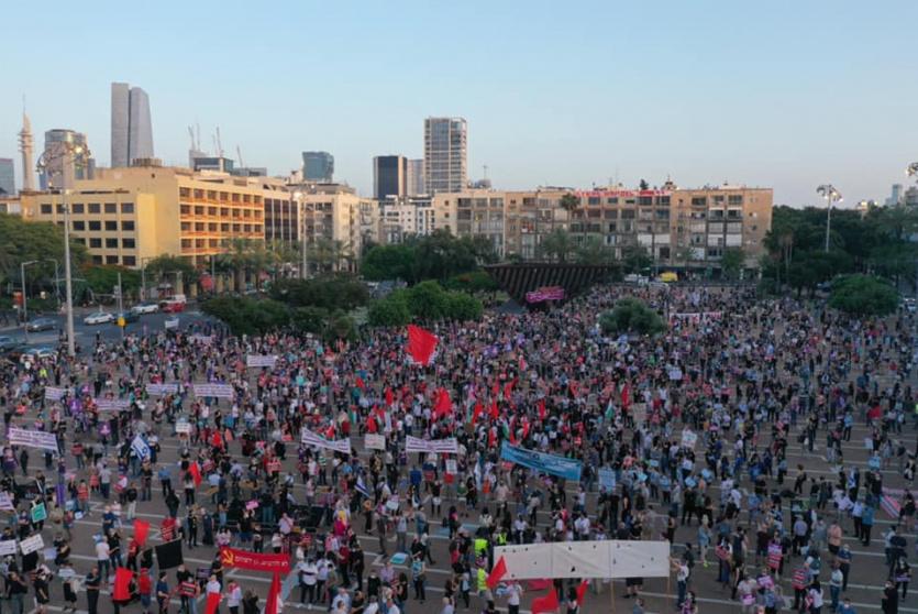 مظاهرات تل أبيب
