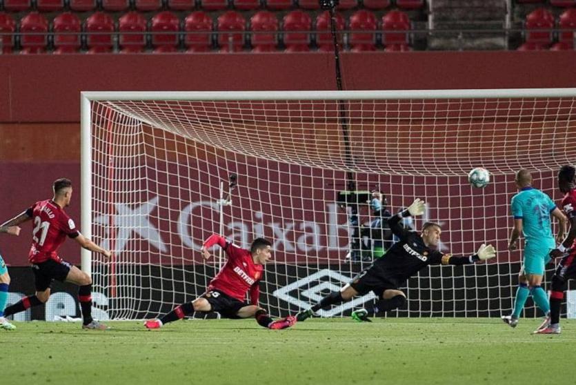 لقطة من المباراة