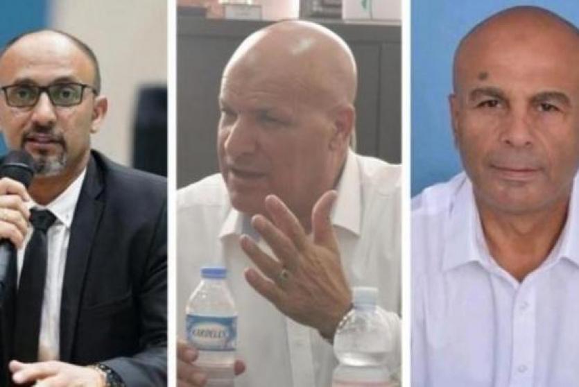 رافع حجاجرة، نايف أبو عرار ووسام عمر..المصدر