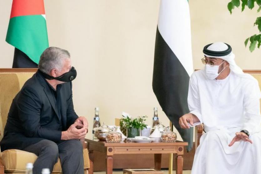 الملك عبد الله وبن زايد