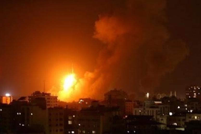 قصف اسرائيلي على غزة 