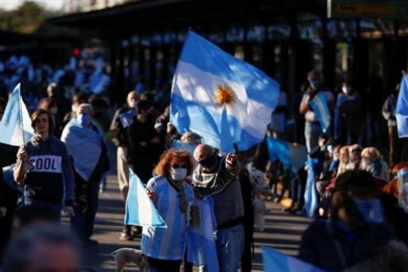 احتجاجات في الارجنتين