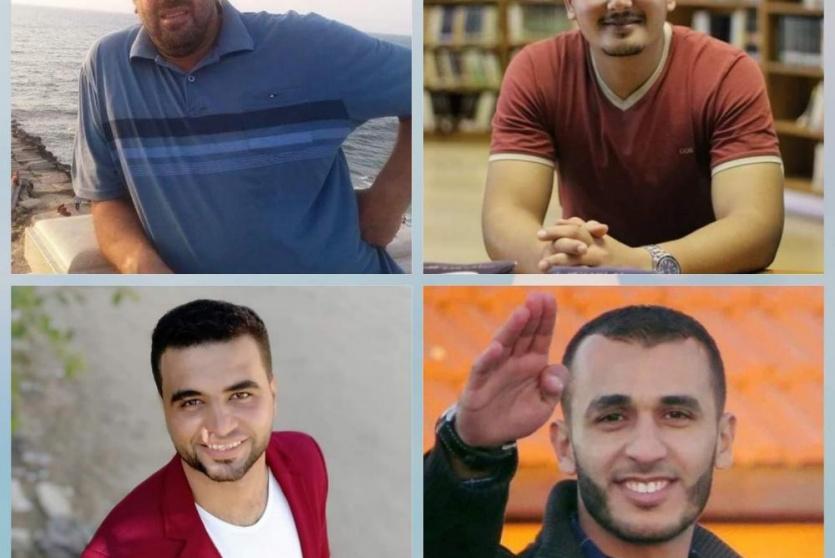 عناصر الجهاد الذين ارتقوا في الانفجار