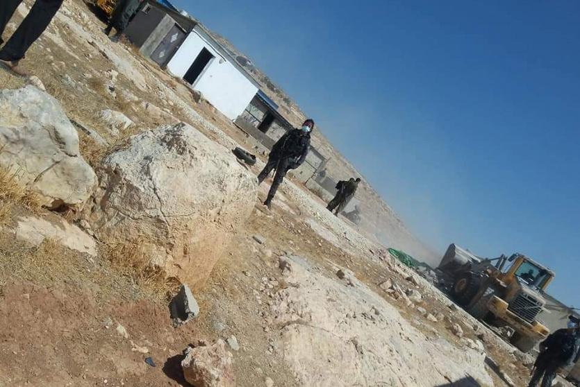 من موقع الهدم