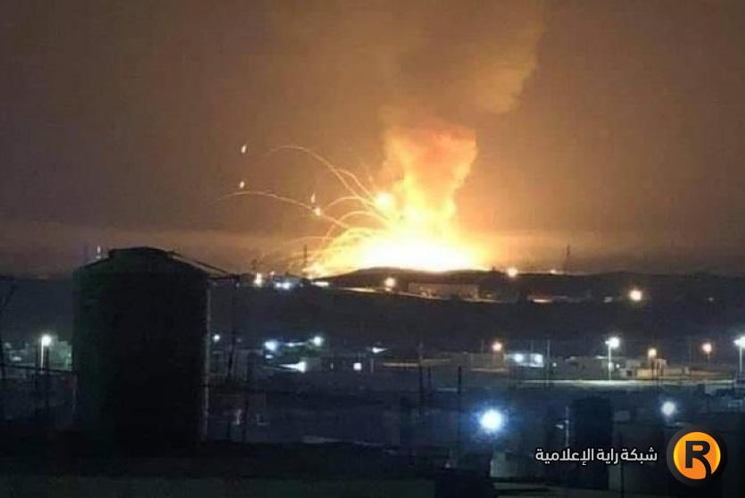 انفجار الزرقاء