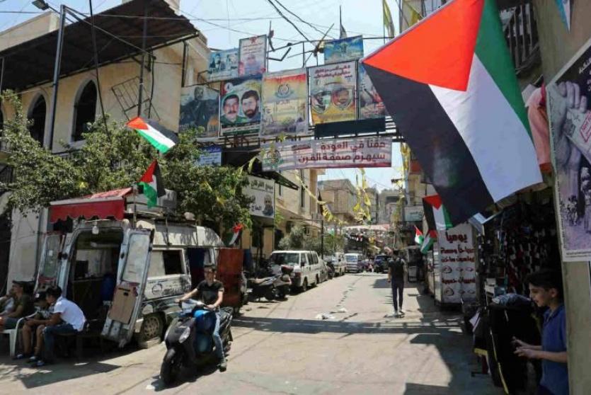 احد المخيمات في لبنان