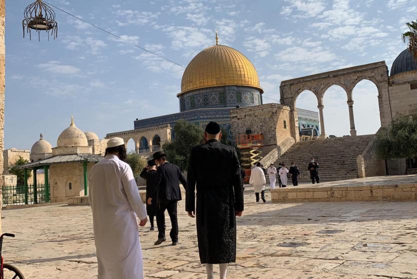 مستوطنون يقتحمون الأقصى 