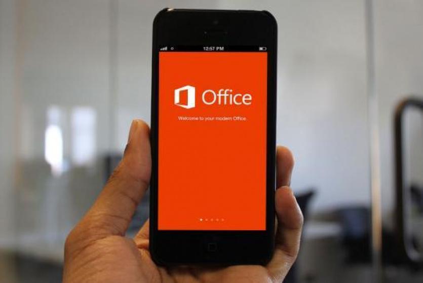 Microsoft على هاتف آيفون