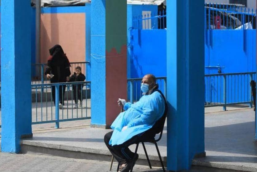 اجراءات وقائية في غزة للوقاية من كورونا 