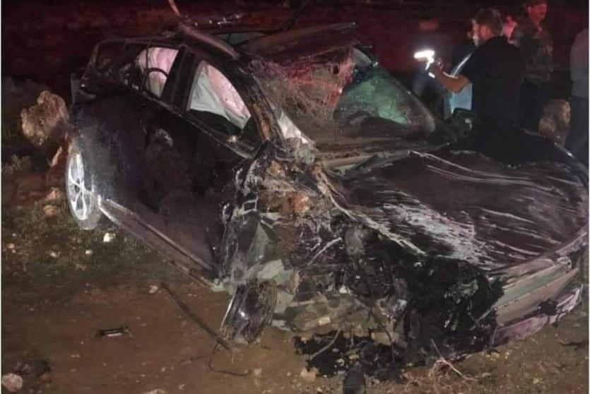 حادث السير الذي وقع في جنوب نابلس