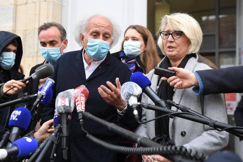 محام واقرباء الضحية يتحدثون للاعلام