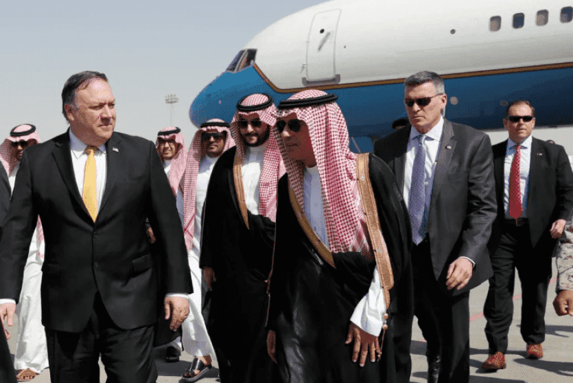 بومبيو في السعودية