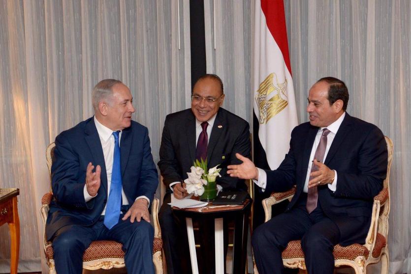 نتنياهو والسيسي