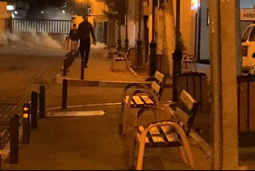 جانب من الاقتحام 