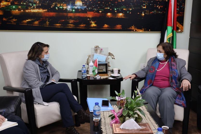 لقاء وزيرة الصحة مع نائب المنسق الأممي للشؤون الإنسانية