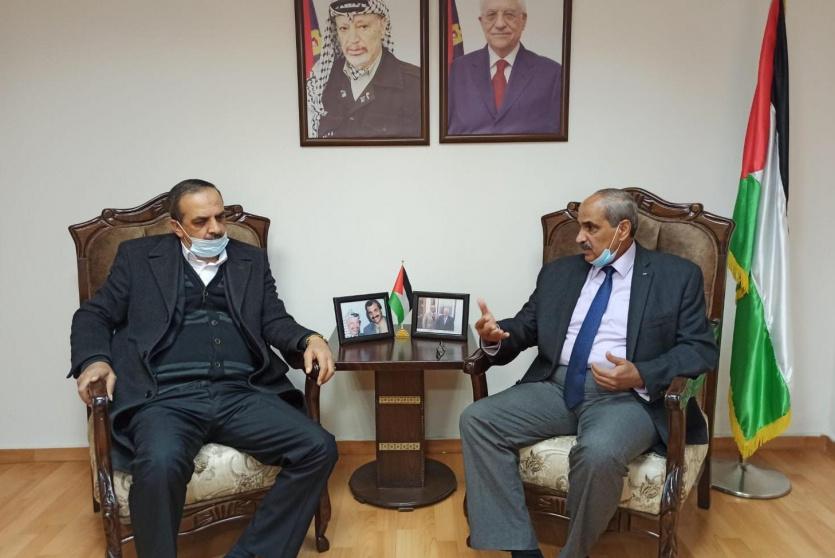 وزير الأشغال خلال اللقاء مع الحايك