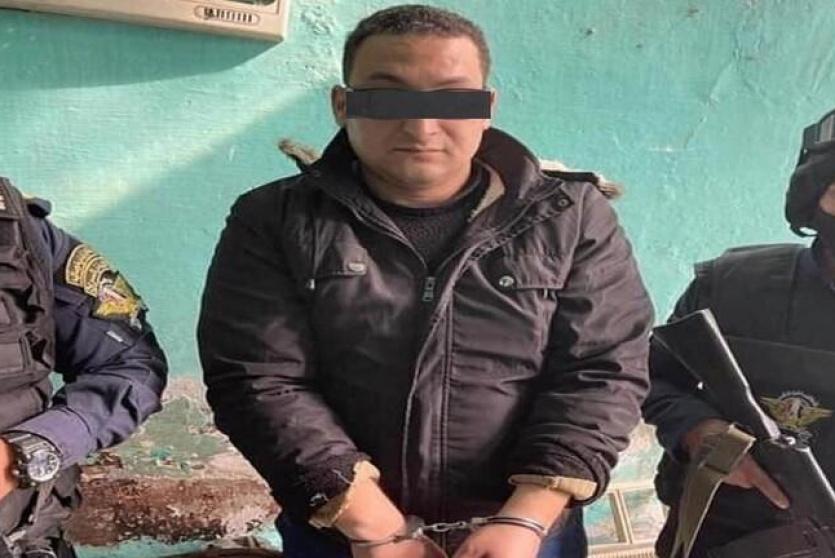 متحرض المعادي أثناء القبض عليه