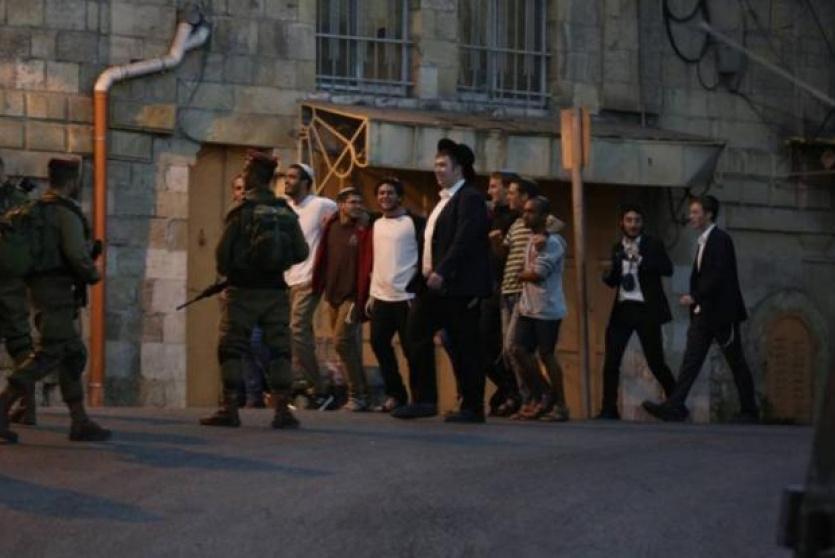 مستوطنين في نابلس - ارشيف 