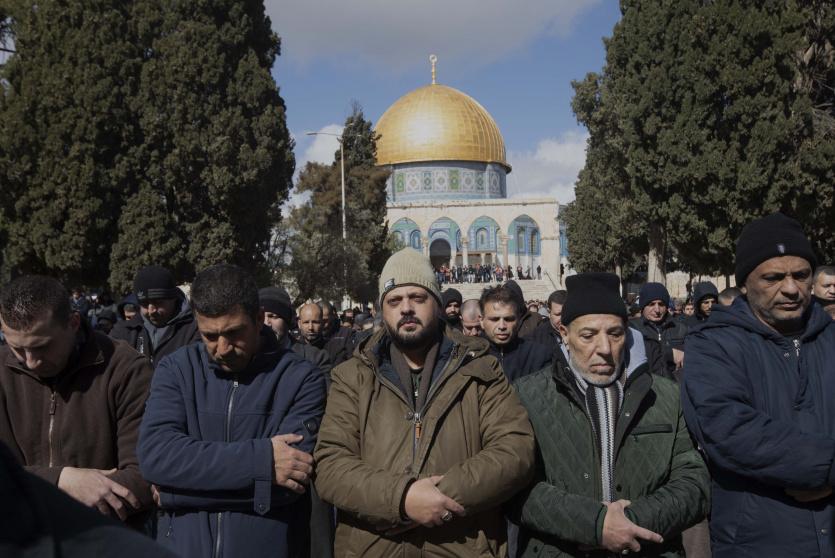 صلاة الجمعة في المسجد الأقصى