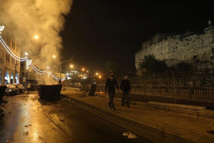 مواجهات ليلية مع قوات الاحتلال -أرشيف-