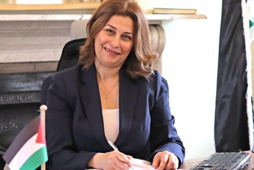 سفيرة دولة فلسطين لدى ايرلندا جيلان