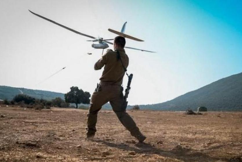 الاحتلال يطلق طائرة مسيرة - توضيحية 