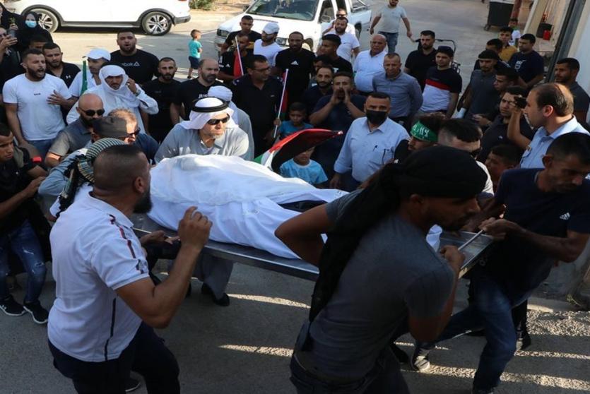 جثمان الشهيدة ابتسام الكعابنة