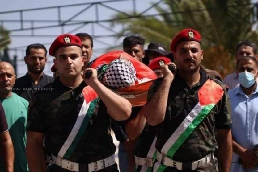 تشييع جثمان الشهيد الشرفا