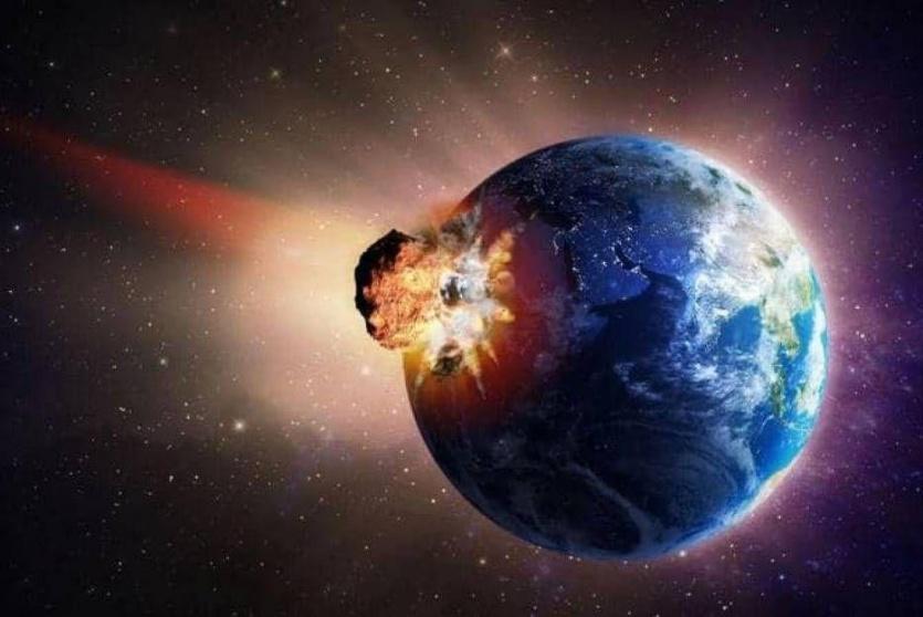 كويكب يصطدم بالأرض - تعبيرية