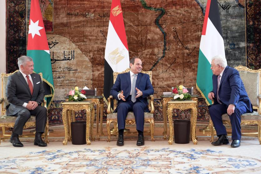 القمة الثلاثية في القاهرة