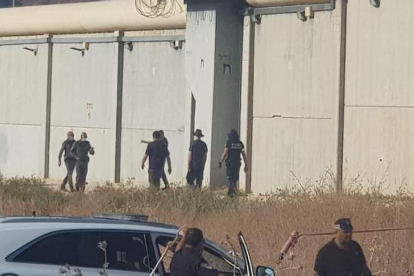سجن جلبوع هذا الصباح