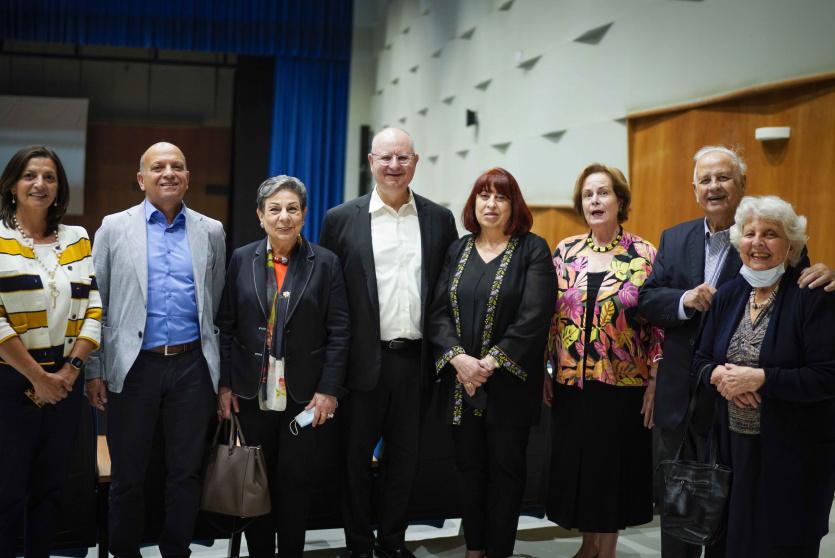 خلال حفل الاستقبال بالجامعة 