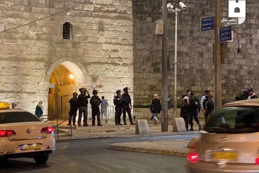 قوات الاحتلال تنتشر في منطقة باب الساهرة