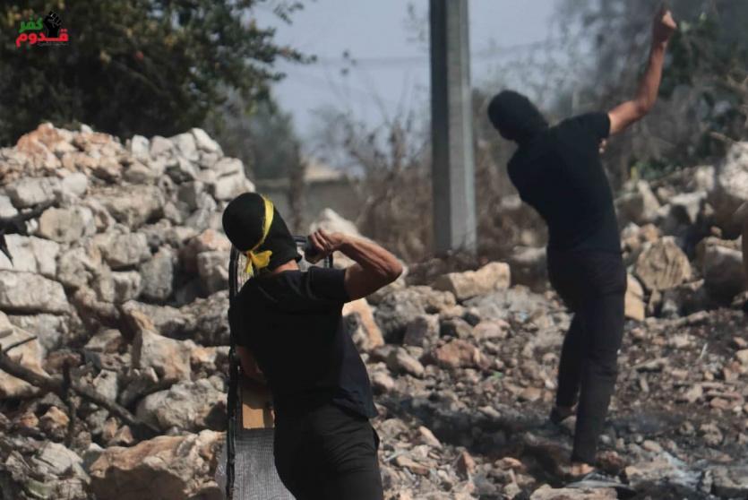 بالصور: إصابتان بالرصاص جراء قمع الاحتلال مسيرة كفر قدوم