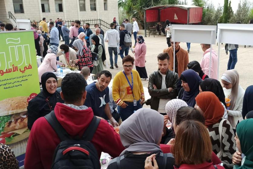 يوم المنتجات الفلسطينية في جامعة بيرزيت